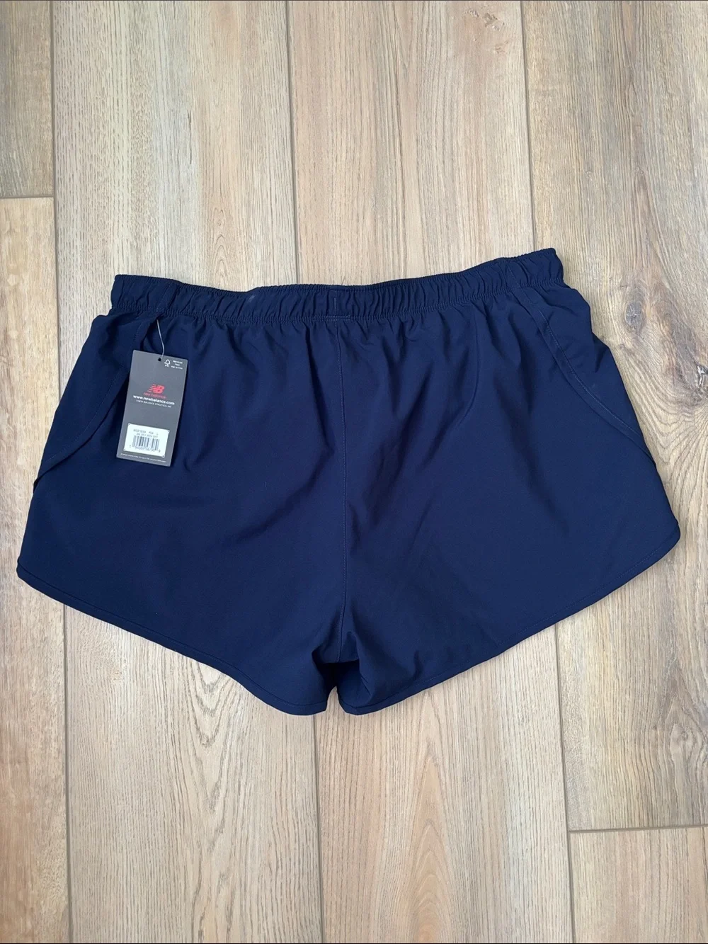 NWT New Balance Running Shorts Navy Blue Built in Shorts SZ L Clean Girl Sporty